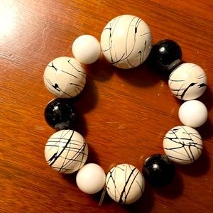 VINTAGE MOD 80s acrylic chunky bracelet